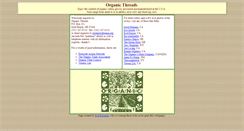 Desktop Screenshot of organicthreads.com